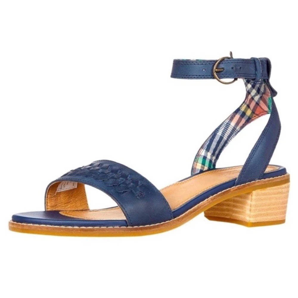 Sperry Seaport City Ankle Strap Sandal Navy Blue Leather Classic Women’s Size 9
